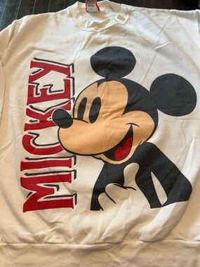 Vintage 1990’s Mickey Mouse double sided sweatshirt. Disney Resorts made in USA